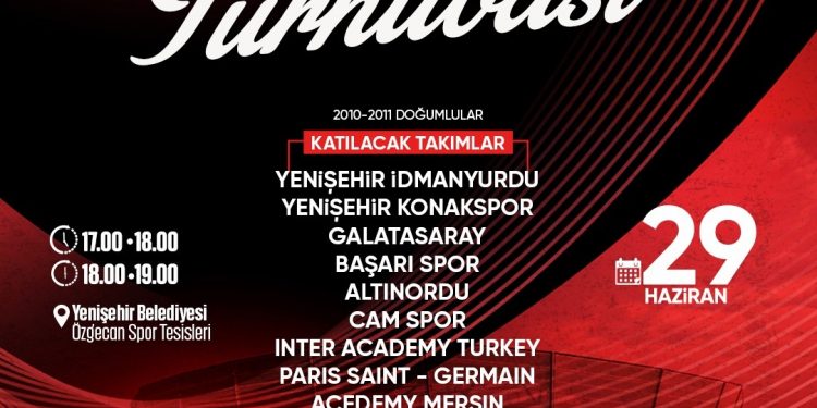 Yenişehir Belediyesi Bahar Turnuvası başlıyor