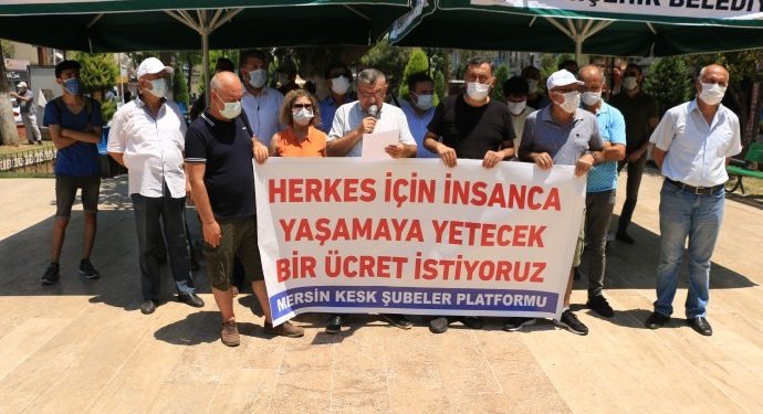 KESK’liler ‘insanca ücret’ istedi
