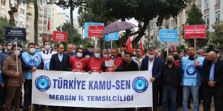 Kamu-Sen, ek zam ve refah payı talebinde bulundu