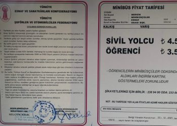 Mersin’de ulaşıma zam