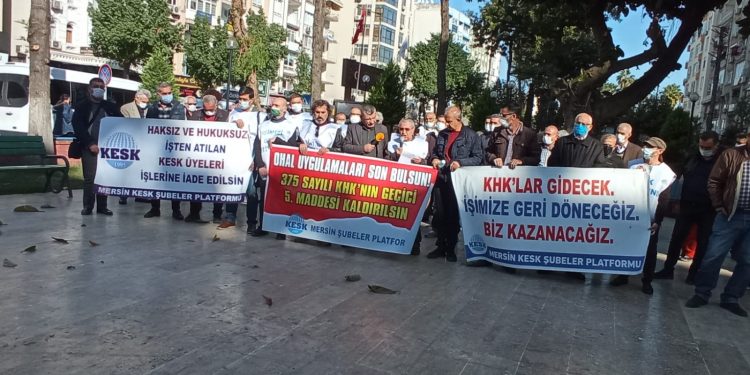 “KESK üyeleri işlerine iade edilsin”