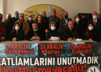“Cezaevleri, Maraş, Roboski Katliamları unutmadık unutturmayacağız”