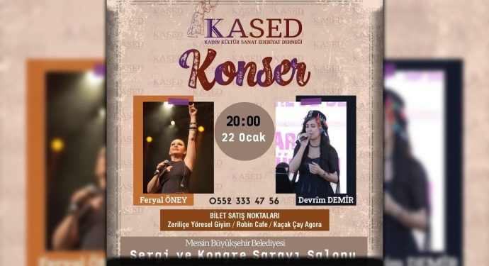 KASED Mersin’de konser düzenliyor