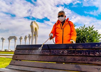 Büyükşehir ekiplerinden 50 bin kez dezenfeksiyon çalışması