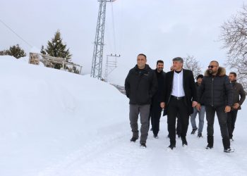 Yaylalarda karla mücadele çalışmaları devam ediyor