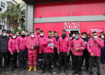 Yemeksepeti işçilerinin mücadelesi sürüyor: “haklarımızdan, emeğimizden vazgeçmiyoruz!”