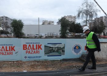 Yenişehir Belediyesi Göçmen Balık Pazarı’nın temeli atıldı