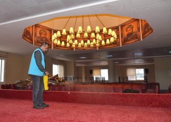 Toroslar’da camiler ve Cemevi temizleniyor