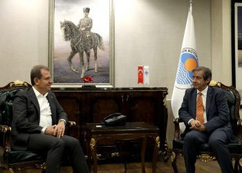 Ab Türkiye delegasyonundan başkan Seçer’e ziyaret