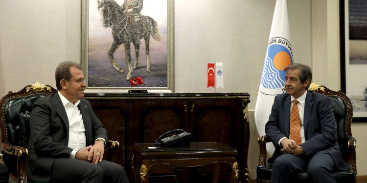 Ab Türkiye delegasyonundan başkan Seçer’e ziyaret