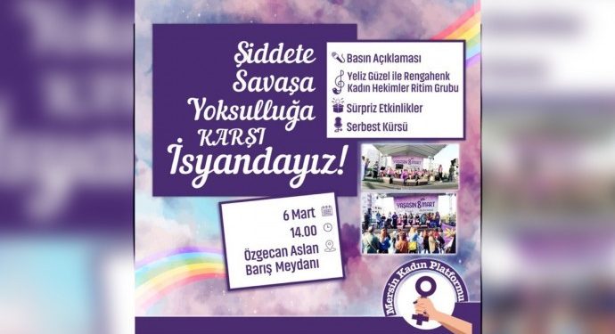 Mersin Kadın Platformu: İsyanımızı büyütelim