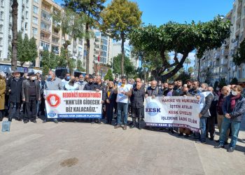 Mersin’de KHK’lere tepki