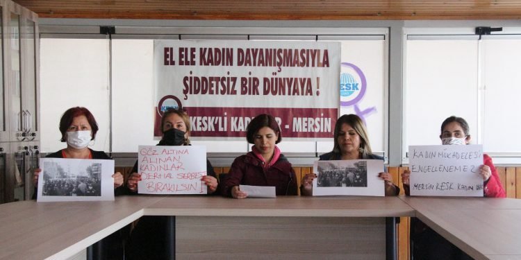 KESK’li kadınlar: “Baskılar ve tutuklamalar kadınları yıldıramaz”