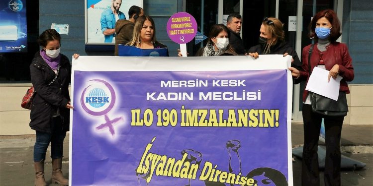 KESK’li kadınlar: “İLO 190 uygulansın”