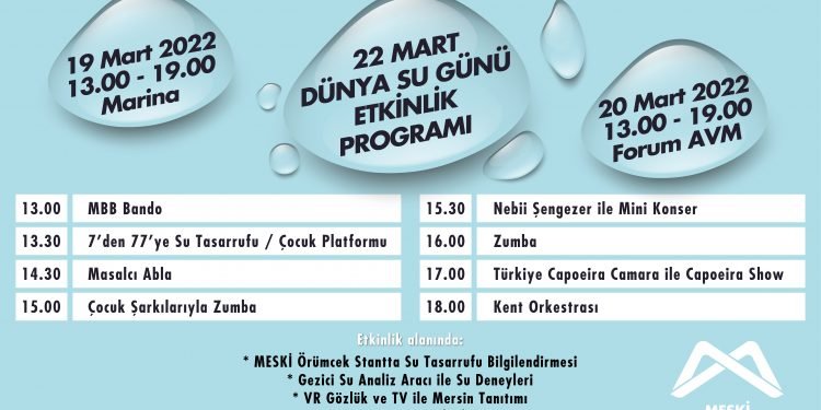 Vatandaşlar, su günü etkinliklerinde hem eğlenceye hem bilgiye doyacak