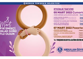 Yenişehir Belediyesinden 8 Mart’a özel etkinlikler