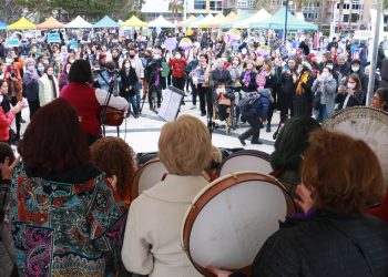 Kadınlar alanda haykırdı: Dayanışmamızı büyütmeliyiz