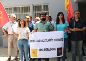 Gözaltılara tepki gösterildi