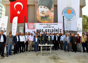 Tarsus ve Çamlıyayla’daki üreticilere alıç fidanı