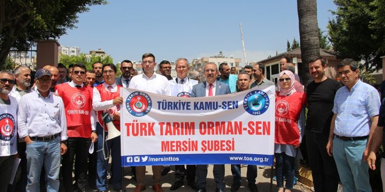 Tarım orman çalışanlarına yönelik saldırılar protesto edildi