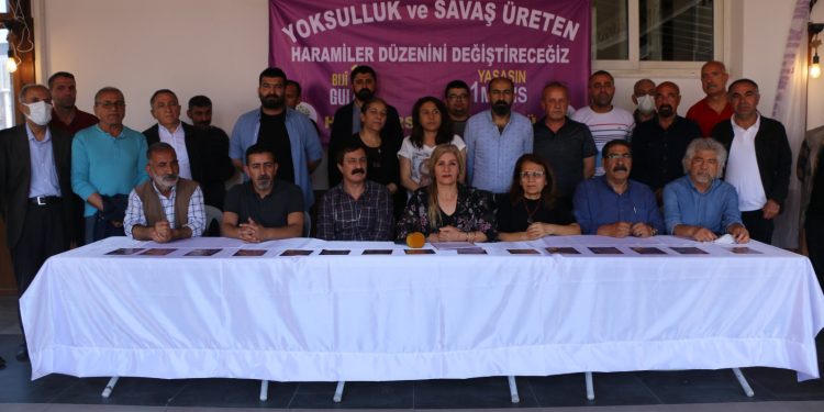 HDP Mersin 1 Mayıs startını verdi: Savaşa ortak tutum almak zorundayız