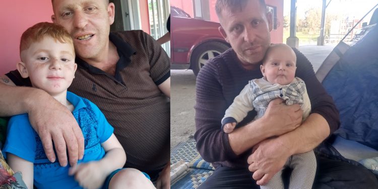 Çaresiz baba çocukları için yardım eli bekliyor