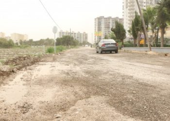 Yolları bozuk bir mahalle