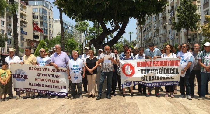 KESK: OHAL uygulamaları son bulsun 35. madde kaldırılsın