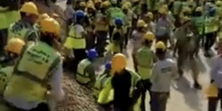 Akkuyu’da işçilerden eylem