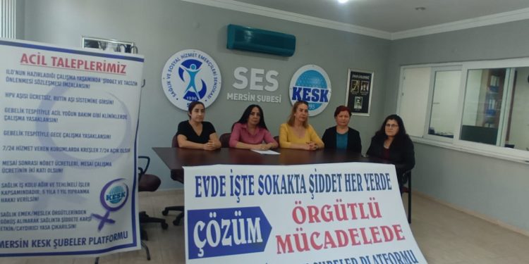 KESK’li kadınlar saldırılara karşı alanlara çıkıyor