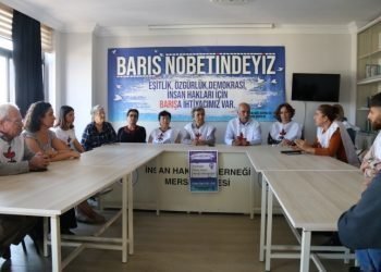 İHD Mersin Şubesi: Barışta ısrarcıyız