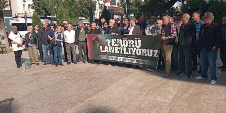 Taksim’deki terör saldırısı Mersin’de kınandı