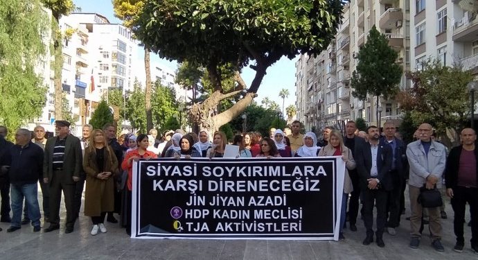 Gözaltılara Mersin’den tepki: Kadın mücadelesi yargılanamaz