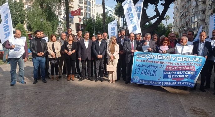 “Geçinemiyoruz! Seçim bütçesi değil, geçim bütçesi istiyoruz”