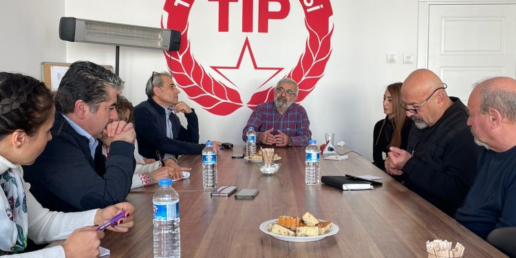 TİP Mersin il örgütü gazetecilerle bir araya geldi