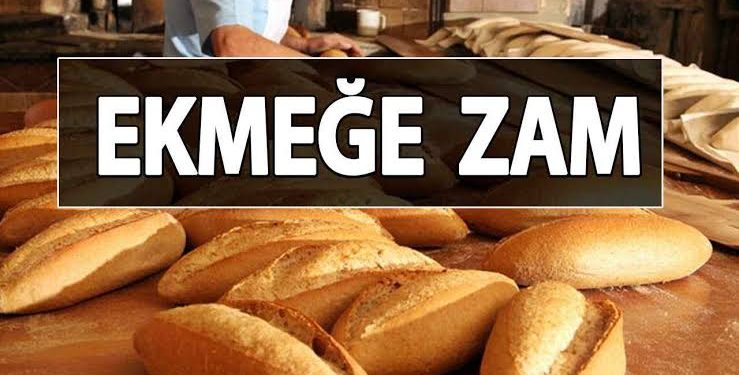 Mersin’de ekmeğe zam