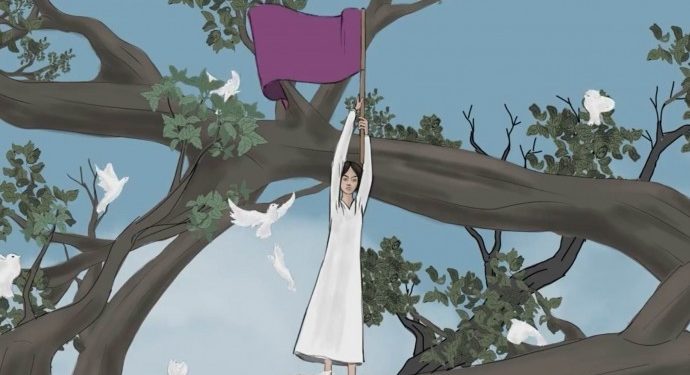 İranlı kadınlardan Yeşil Sol Parti için animasyon filmi