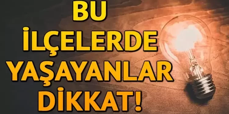 Mersin’in birçok noktasında uzun süreli elektrik kesintisi yaşanacak