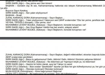 Halkın meclisine yakışmayan hareketler: MHP’liler Sakık’a yine küfür etti, tutanaklara yansıdı
