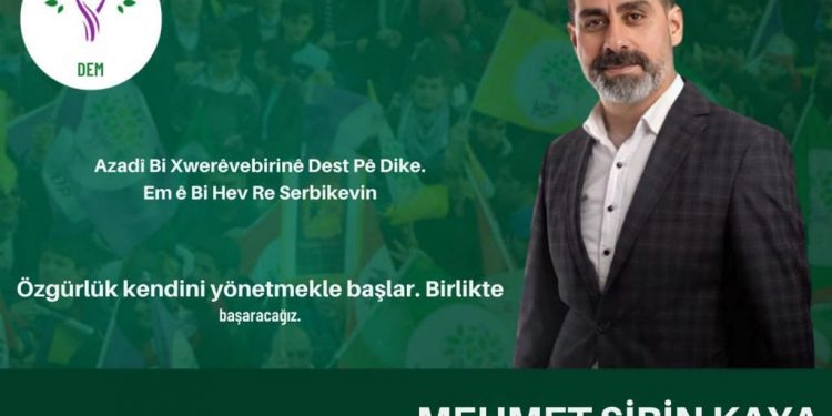 HEP’ten DEM’e mücadele içerisinde olan M. Şirin Kaya: 34 yıldır yaşamaya devam ettiği Akdeniz için aday adayı