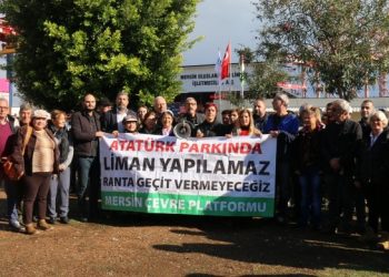 Liman Genişletme Projesi’ne karşı eylem: Mersin’in akciğerine hançer saplanacak