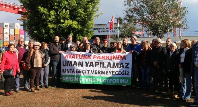 Liman Genişletme Projesi’ne karşı eylem: Mersin’in akciğerine hançer saplanacak