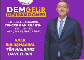 DEM Parti 10 Şubat’ta Akdeniz’de halk buluşması düzenleyecek