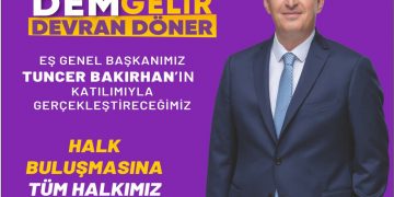 DEM Parti 10 Şubat’ta Akdeniz’de halk buluşması düzenleyecek