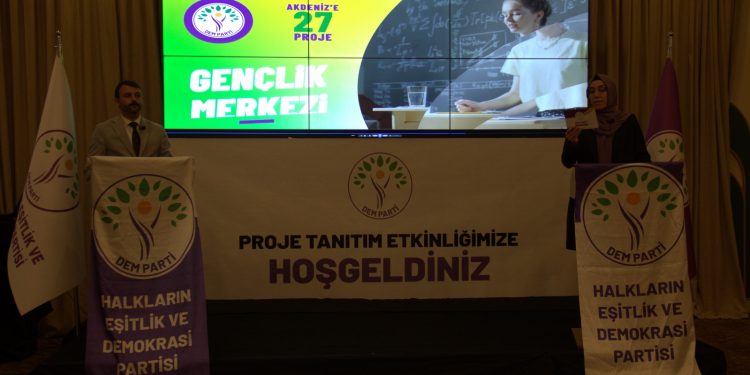 DEM Parti, Akdeniz’de her kesimi kucaklayacak projelerini açıkladı